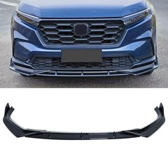 Front Bumper Lip Fit for Honda CRV EX EX-L LX 2023 2024 2025 2026, 3Pcs Glossy