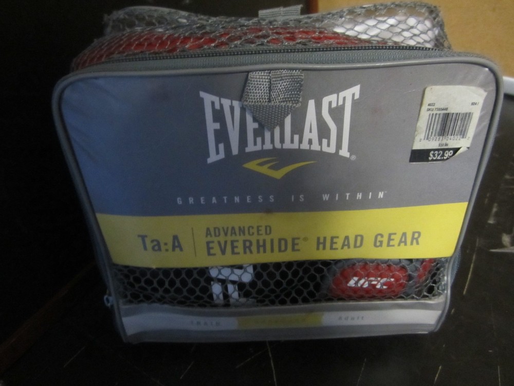 Everlast Advanced Everhide Head Gear Used