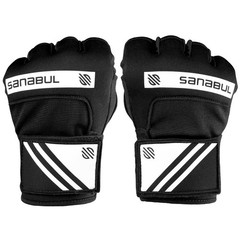 Sanabul Gel Boxing Hand Wraps for Men & Women Muay Large-X-Large, Black/White