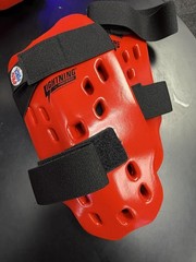 ProForce Lightning Shin Guards Sparring Pads Red CH SM