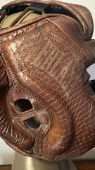 Everlast 1910 Boxing Headgear Brown Good Condition